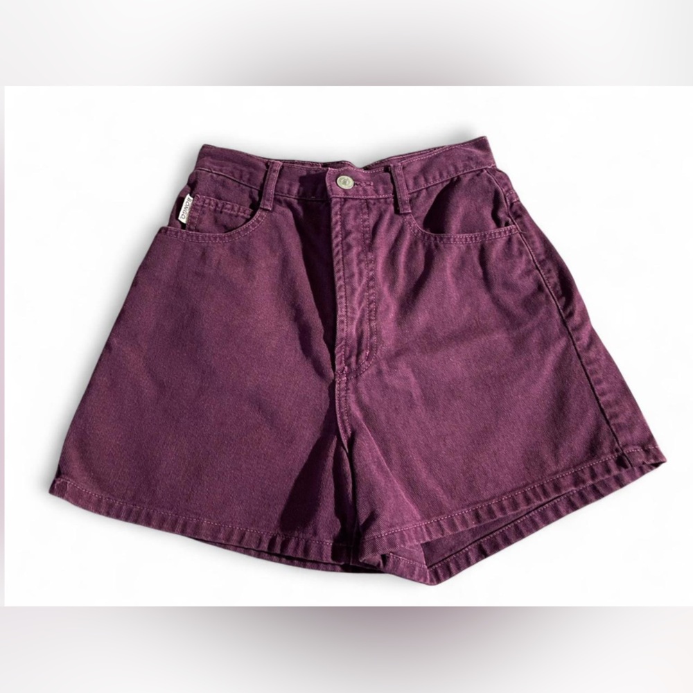 BONGO kinda High Waist Purple Women's Shorts